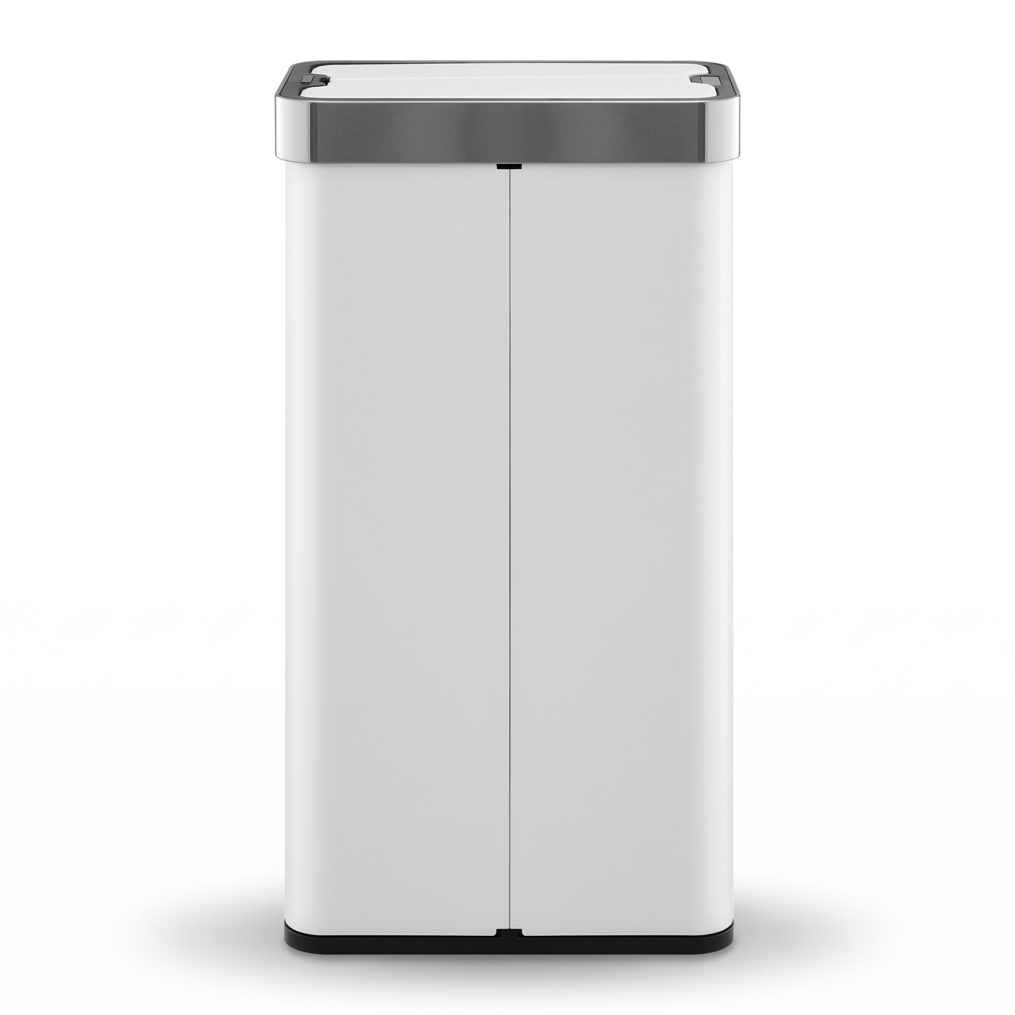 Devanti Rubbish Bin 70L Automatic Sensor Kitchen Bin, Slim Smart Garbage Can Touchless Rectangular with Liner Holder, Fully Closed Lid for Bedroom, Bathroom, Living Room, White-Home &amp; Garden > Kitchen Bins > Automatic Bins-PEROZ Accessories