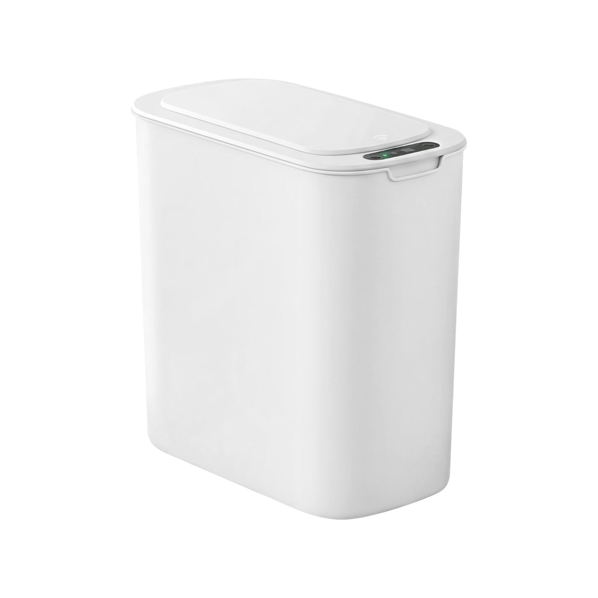 Devanti Automatic Trash Bin with Lid 11L Motion Sensor Kitchen Bin Touchless Garbage Can Modern White Plastic Slim Rubbish Bin with Liner Holder for Kitchen, Home, Office-Home &amp; Garden > Kitchen Bins > Automatic Bins-PEROZ Accessories