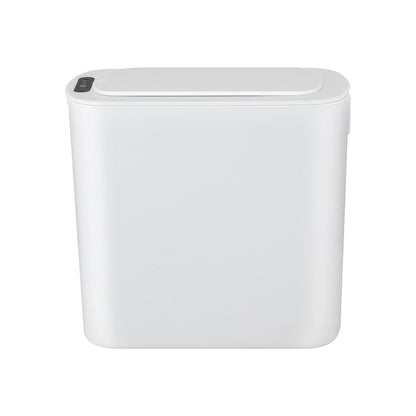 Devanti Automatic Trash Bin with Lid 11L Motion Sensor Kitchen Bin Touchless Garbage Can Modern White Plastic Slim Rubbish Bin with Liner Holder for Kitchen, Home, Office-Home &amp; Garden > Kitchen Bins > Automatic Bins-PEROZ Accessories