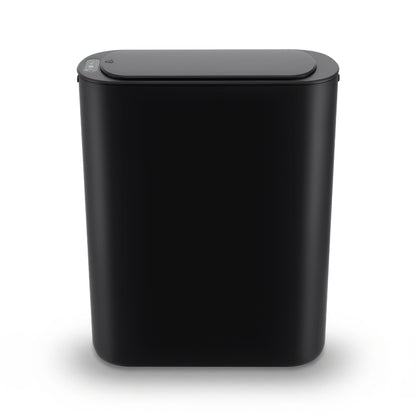 Devanti Automatic Trash Bin with Lid 21L Motion Sensor Kitchen Bin Touchless Garbage Can Modern Black Plastic Slim Rubbish Bin with Liner Holder for Kitchen, Home, Office-Home &amp; Garden > Kitchen Bins > Automatic Bins-PEROZ Accessories
