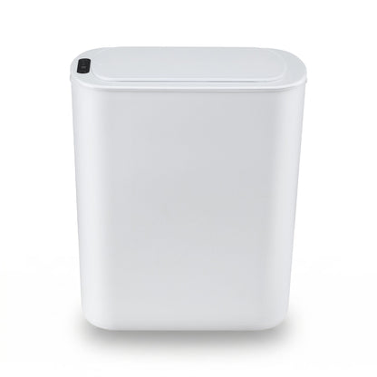 Devanti Automatic Trash Bin with Lid 21L Motion Sensor Kitchen Bin Touchless Garbage Can Plastic Slim Rubbish Bin with Liner Holder for Kitchen, Home, Office, White-Home &amp; Garden > Kitchen Bins > Automatic Bins-PEROZ Accessories
