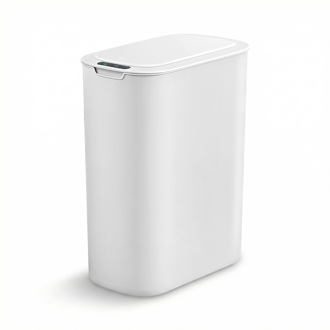 Devanti Automatic Trash Bin with Lid 25L Motion Sensor Kitchen Bin Touchless Garbage Can Plastic Slim Rubbish Bin with Liner Holder for Kitchen, Home, Office, White-Home &amp; Garden > Kitchen Bins > Automatic Bins-PEROZ Accessories