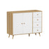 Oikiture Buffet Sideboard Cabinet 4 Drawers Storage Cupboard-Sideboard-PEROZ Accessories