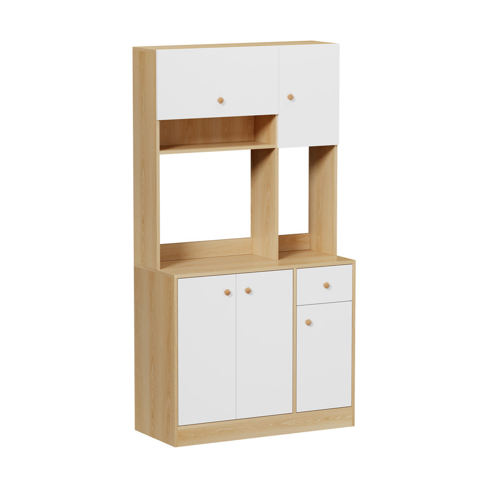 Oikiture Buffet Sideboard Storage Cabinet Kitchen Pantry Cupboard-Sideboard-PEROZ Accessories