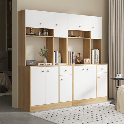 Oikiture Buffet Sideboard Storage Cabinet Kitchen Pantry Cupboard-Sideboard-PEROZ Accessories