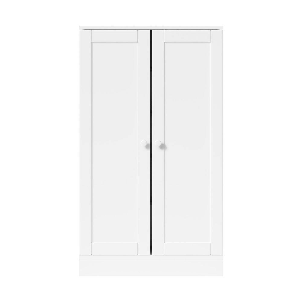 Oikiture Buffet Sideboard Cabinet 2 Doors Cupboard Pantry Kitchen Storage White-Sideboard-PEROZ Accessories