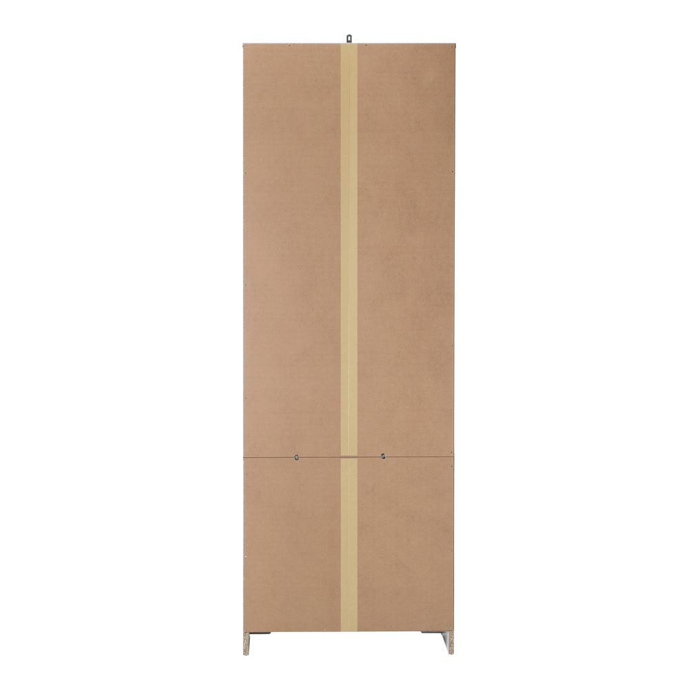 Oikiture 2x Buffet Sideboard Storage Cabinet Cupboard Hallway Wardrobe-Sideboard-PEROZ Accessories