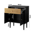 Oikiture Sideboard Buffet Storage Cabinet Hallway Kitchen Cupboard Drawers Table-Sideboard-PEROZ Accessories