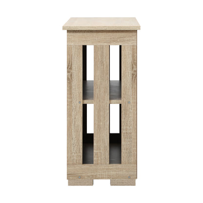 Oikiture Sideboard Buffet Cabinet with Sliding Doors, 86 x 27 x 63cm Hallway Table-Sideboard-PEROZ Accessories