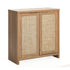 Oikiture Buffet Sideboard Rattan Storage Cabinet Kitchen Hallway Table-Sideboard-PEROZ Accessories