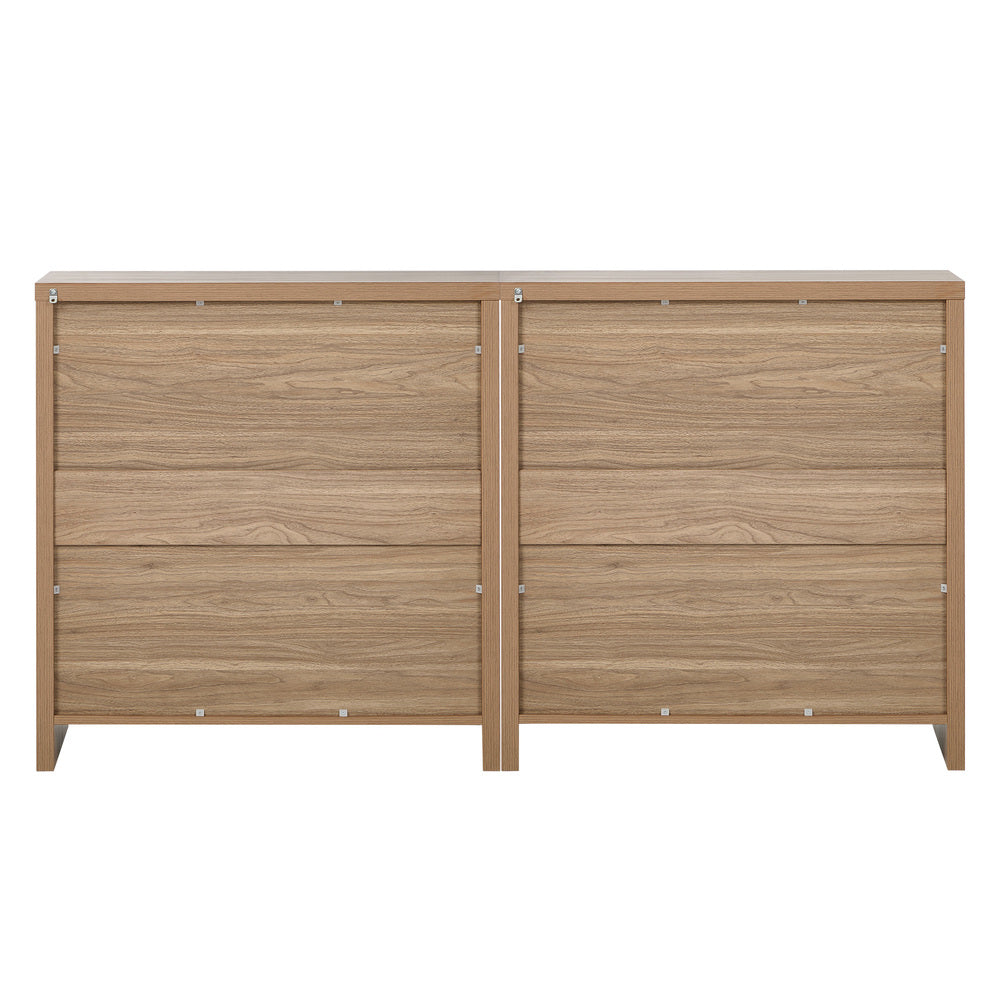 Oikiture 2x Buffet Sideboard Storage Cabinet Cupboard Hallway Table-Sideboard-PEROZ Accessories
