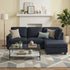 Artiss Modular Sofa Chaise Set 4-seater Dark Grey-Furniture > Sofas-PEROZ Accessories