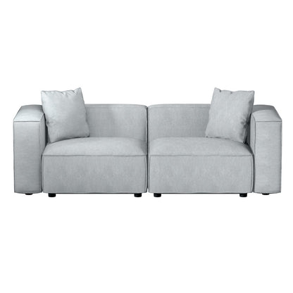 Artiss Modular Sofa Chaise Set 2-Seater Grey-Furniture &gt; Living Room-PEROZ Accessories