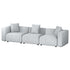 Artiss Modular Sofa Chaise Set 3-Seater Grey-Furniture > Living Room-PEROZ Accessories