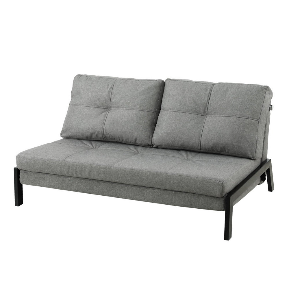 Artiss Sofa Bed 2 Seater Folding Convertible Couch Recliner Lounge Chair-Furniture &gt; Outdoor &gt; Outdoor Sofas &amp; Lounge Sets-PEROZ Accessories