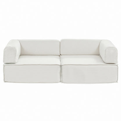 Artiss Convertible Folding Sofa Bed Beign-Furniture > Sofas > Sofas &amp; Sofa Beds-PEROZ Accessories