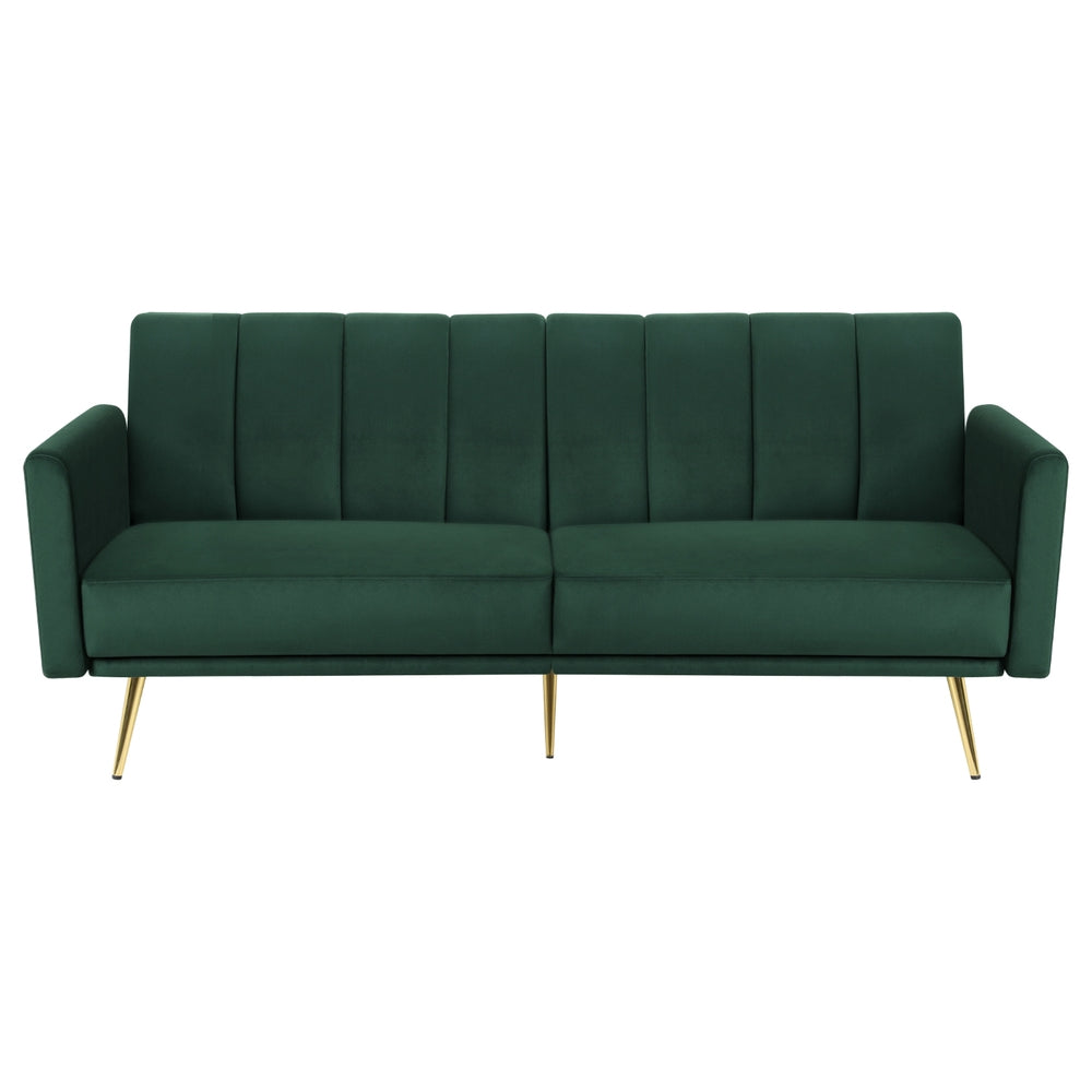 Artiss Sofa Bed 3 Seater Couch Convertible Lounge Adjustable Arm Recliner Velvet-Furniture &gt; Sofas &gt; Sofas &amp; Sofa Beds-PEROZ Accessories