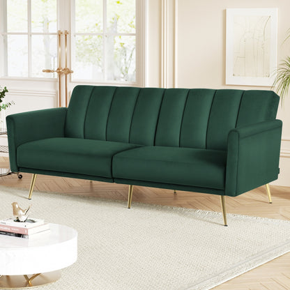 Artiss Sofa Bed 3 Seater Couch Convertible Lounge Adjustable Arm Recliner Velvet-Furniture &gt; Sofas &gt; Sofas &amp; Sofa Beds-PEROZ Accessories