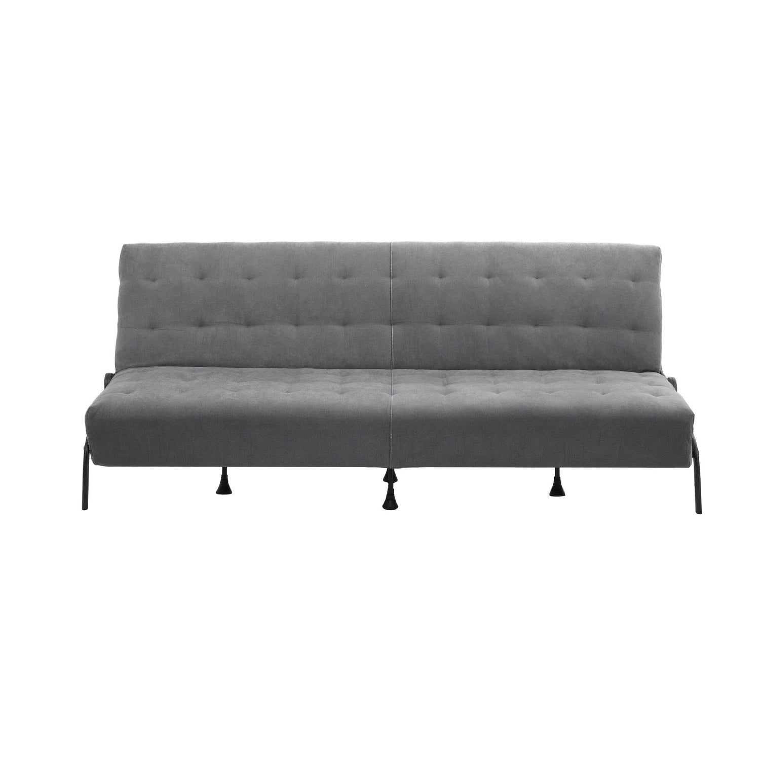 Artiss Sofa Bed, 1.9m 3-Seater Soft Innerspring Adjustable Couch Futon Chair for Apartment Dorm Living Room Office Study Bedroom, Grey-Furniture > Sofas > Sofas &amp; Sofa Beds-PEROZ Accessories