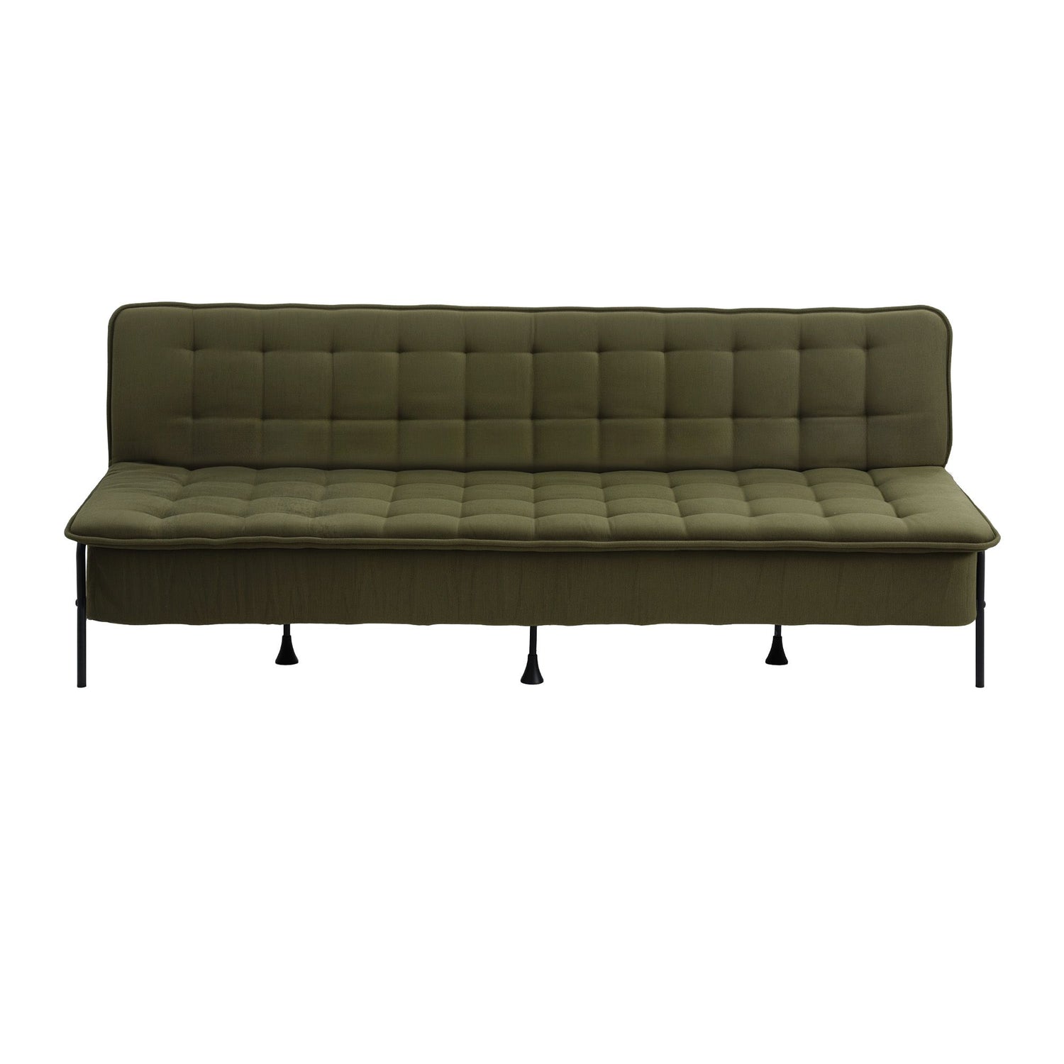 Artiss Sofa Bed, 1.9m 3-Seater Soft Innerspring Adjustable Couch Futon Chair for Apartment Dorm Living Room Office Study Bedroom, Green-Furniture > Sofas > Sofas &amp; Sofa Beds-PEROZ Accessories