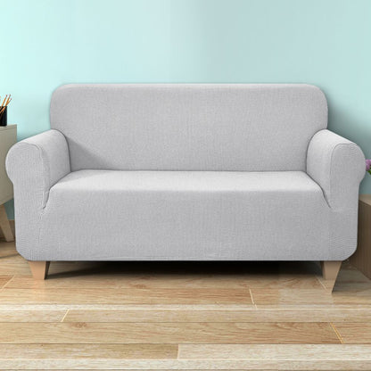 Artiss Sofa Cover Couch Covers 3 Seater High Stretch Grey-Furniture > Sofas-PEROZ Accessories