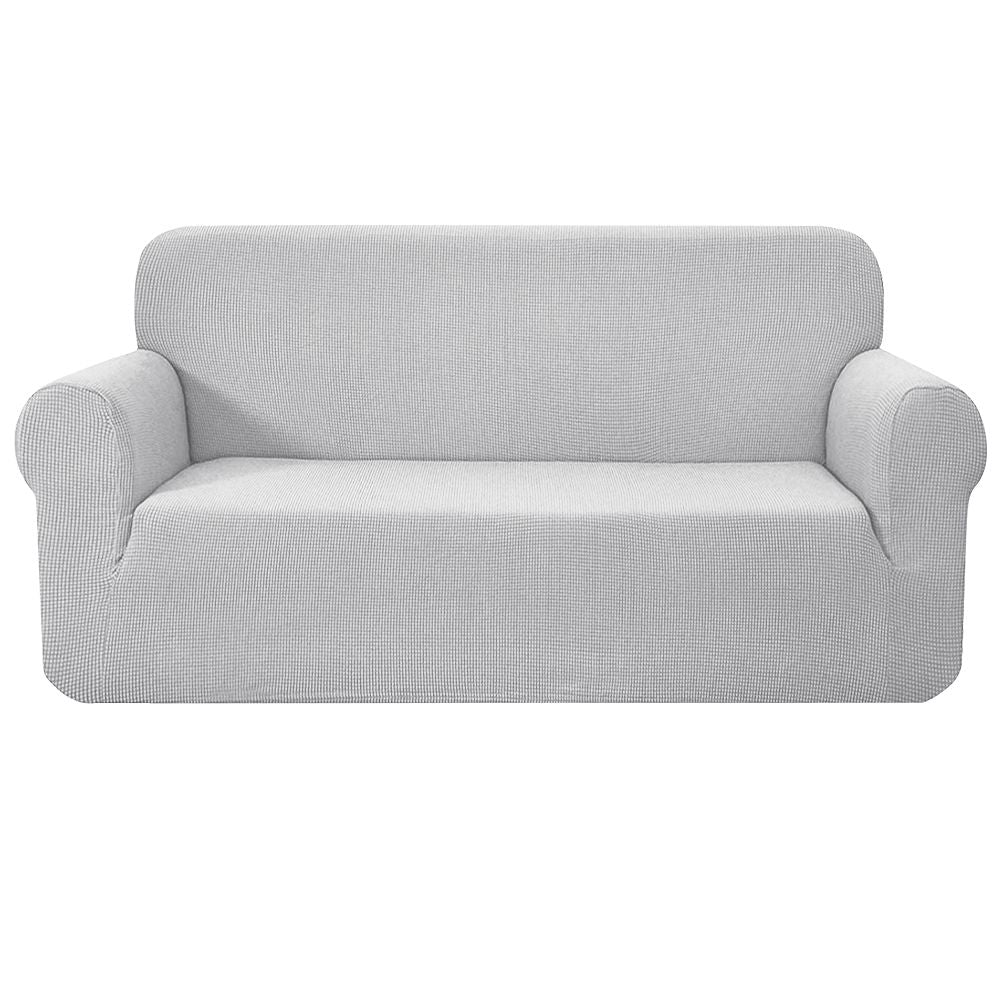 Artiss Sofa Cover Couch Covers 3 Seater High Stretch Grey-Furniture > Sofas-PEROZ Accessories