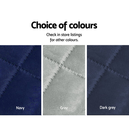 Artiss Sofa Cover Couch Covers 3 Seater Quilted Dark Grey-Furniture &gt; Sofas &gt; Sofa Accessories-PEROZ Accessories