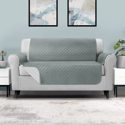 Artiss Sofa Cover Couch Covers 3 Seater Easy to Clean Grey-Furniture > Sofas-PEROZ Accessories