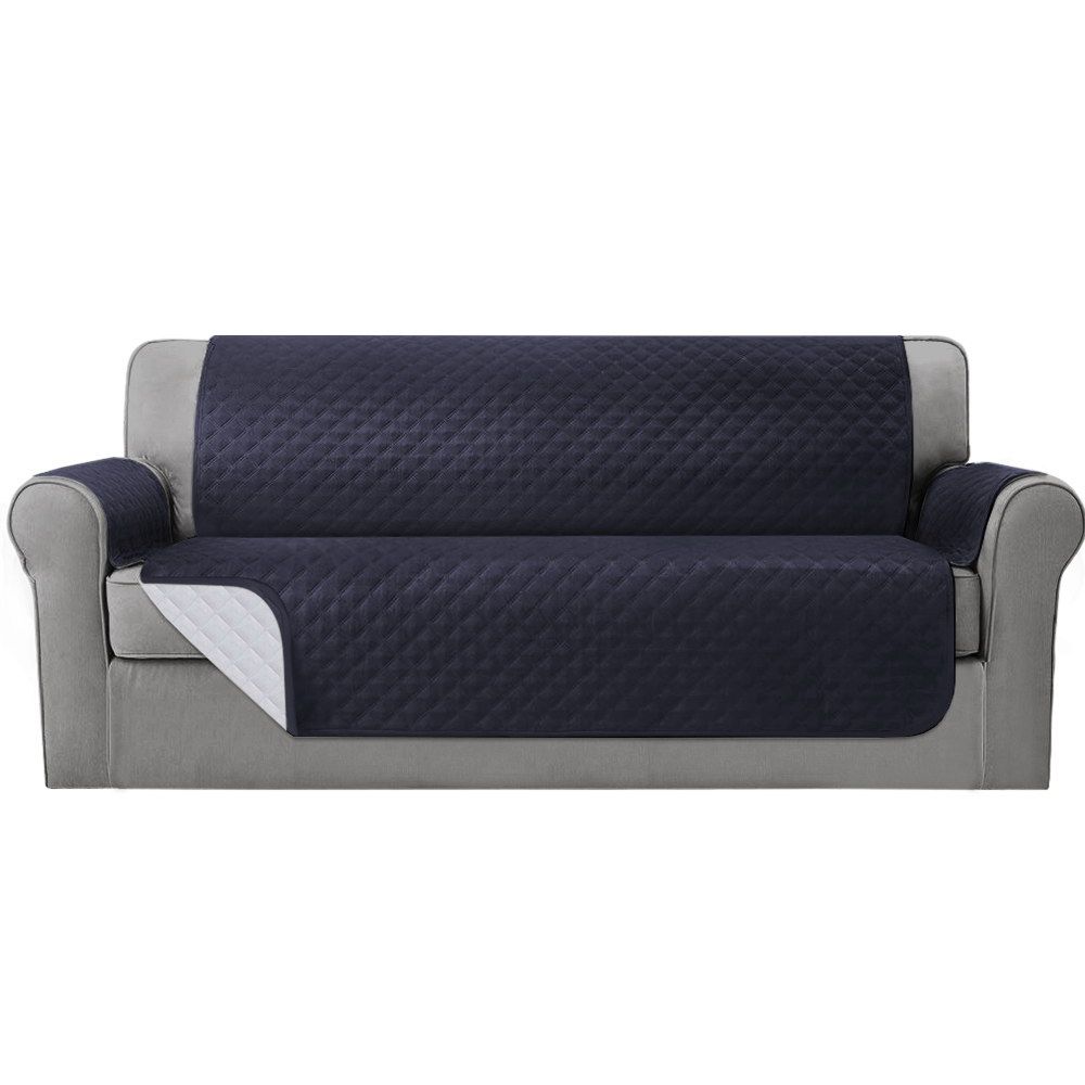 Artiss Sofa Cover Couch Covers 4 Seater Easy to Clean Dark Grey-Furniture > Sofas-PEROZ Accessories