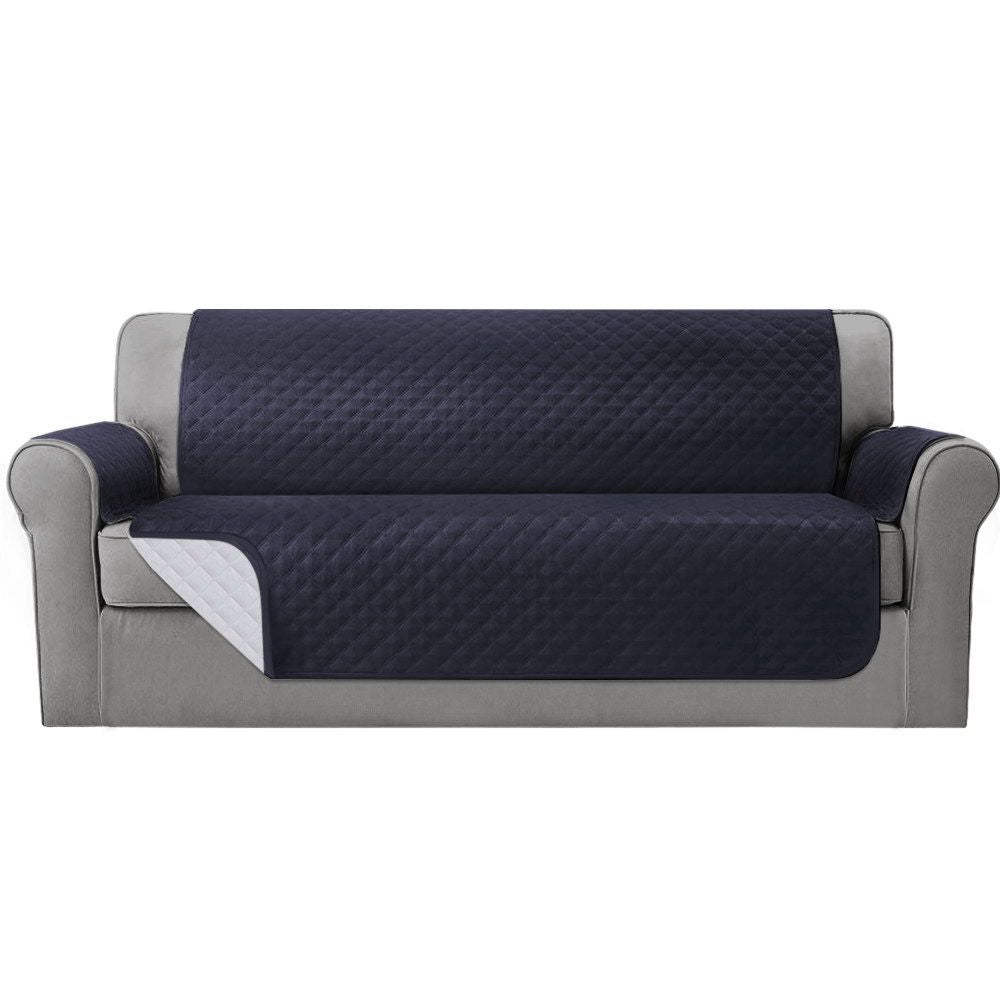 Artiss Sofa Cover Couch Covers 4 Seater Easy to Clean Dark Grey-Furniture > Sofas-PEROZ Accessories