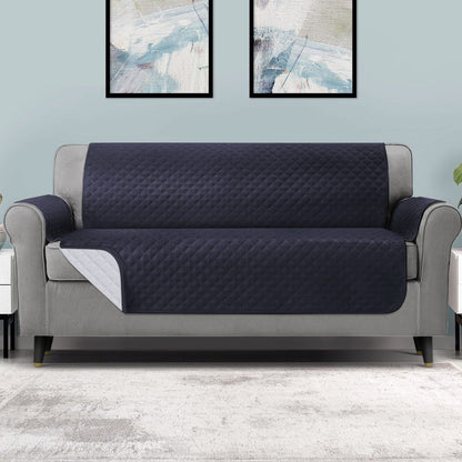 Artiss Sofa Cover Couch Covers 4 Seater Easy to Clean Dark Grey-Furniture > Sofas-PEROZ Accessories