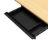 Oikiture 120CM Electric Standing Desk with Drawer Height Adjustable Black & Oak-Standing Desk-PEROZ Accessories