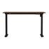 Oikiture Electric Standing Desk Single Motor Black & Walnut 140CM-Standing Desk-PEROZ Accessories