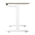 Oikiture Electric Standing Desk Single Motor White & Grey-Oak 140CM-Standing Desk-PEROZ Accessories