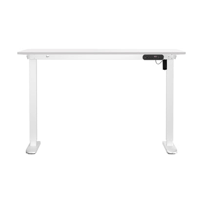 Oikiture Electric Standing Desk Single Motor White 140CM-Standing Desk-PEROZ Accessories