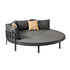 Livsip Outdoor Round Daybed Large Sun Lounge Furniture Lounger Sofa-Sun Bed-PEROZ Accessories