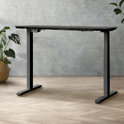 Oikiture Standing Desk Frame Only Height Adjustable Motorised Sit Stand Table-Office Desks-PEROZ Accessories