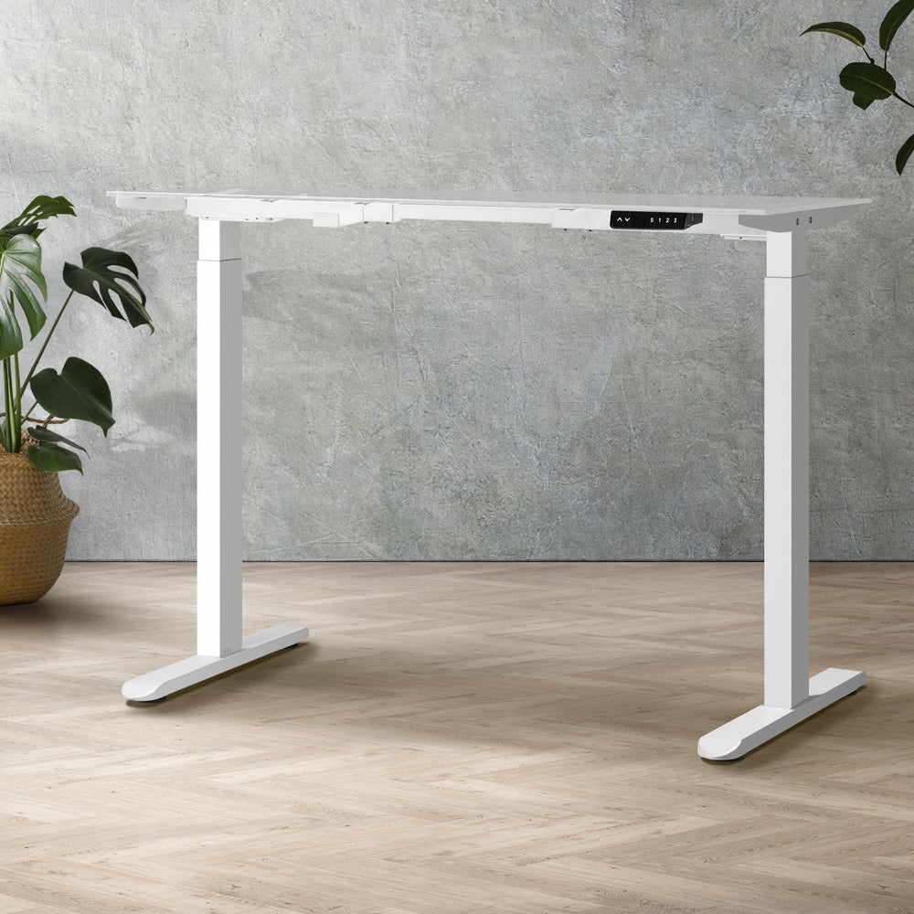 Oikiture Standing Desk Frame Only Height Adjustable Motorised Desk Dual Motor-Office Desks-PEROZ Accessories