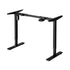 Oikiture Standing Desk Frame Only with Single Motor Electric Sit Stand Desk Adjustable Height Workstation Black-Office Desks-PEROZ Accessories
