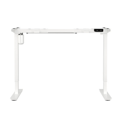 Oikiture Standing Desk Frame Only with Single Motor Electric Sit Stand Desk Adjustable Height Workstation White-Office Desks-PEROZ Accessories