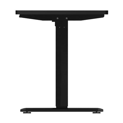 Oikiture Standing Desk Electric Height Adjustable Motorised Sit Stand Desk Rise - Black/Black - 1200mm x 600mm-Office Desks-PEROZ Accessories