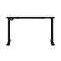 Oikiture Standing Desk Electric Height Adjustable Motorised Sit Stand Desk Rise - Black/White - 1400mm x 700mm-Office Desks-PEROZ Accessories