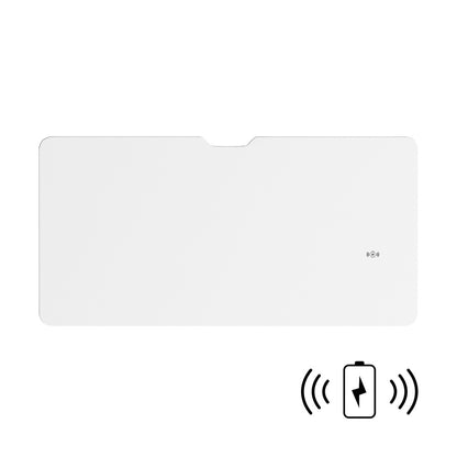 Oikiture Standing Desk Wireless Charging Single Motor 140CM Black &amp; White-Standing Desk-PEROZ Accessories