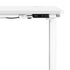 Oikiture Standing Desk Electric Height Adjustable Motorised Sit Stand Desk Rise - White/White - 1200mm x 600mm-Office Desks-PEROZ Accessories