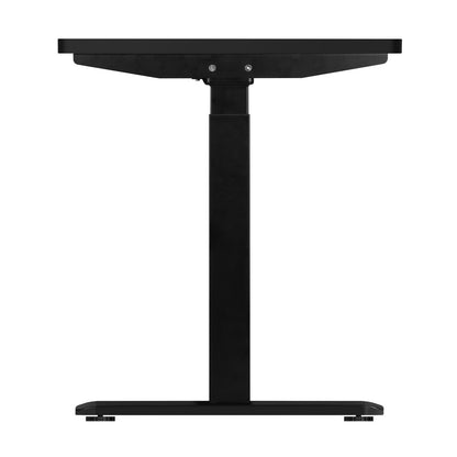 Oikiture Standing Desk Dual Motor Electric Height Adjustable Sit Stand Table - Black/Black - 1200mm x 600mm-Office Desks-PEROZ Accessories