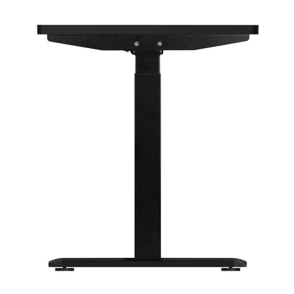 Oikiture Standing Desk Dual Motor Electric Height Adjustable Sit Stand Table - Black/Black - 1400mm x 700mm-Standing Desks-PEROZ Accessories