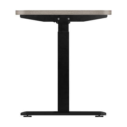Oikiture 140cm Electric Standing Desk Dual Motor Black &amp; Grey-Oak-Standing Desk-PEROZ Accessories