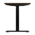 OIKITURE Ergonomic Sit Stand Desk 28"-45" Electric Standing Desk Home Office Computer Workstation Height Adjustable Desk 160cm Length Black and Walnut-Office Desks-PEROZ Accessories