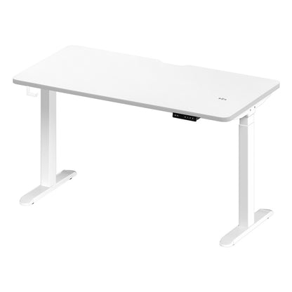 Oikiture Standing Desk Wireless Charging Dual Motor 140CM White-Standing Desk-PEROZ Accessories