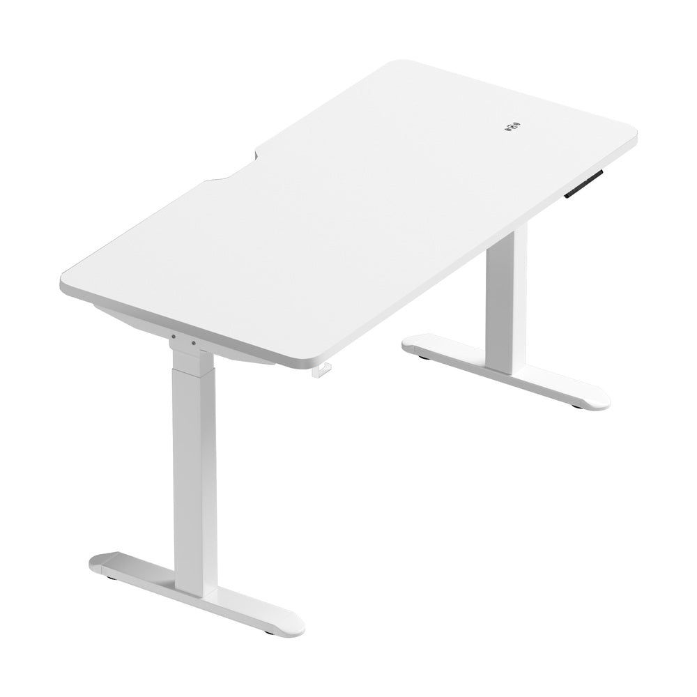 Oikiture Standing Desk Wireless Charging Dual Motor 140CM White